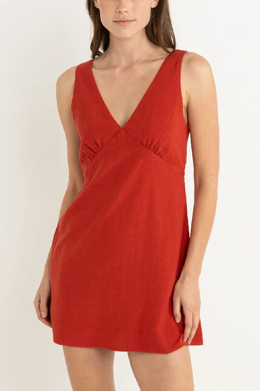 Bronte Mini Dress Red Trendy Camisole Mini Dress