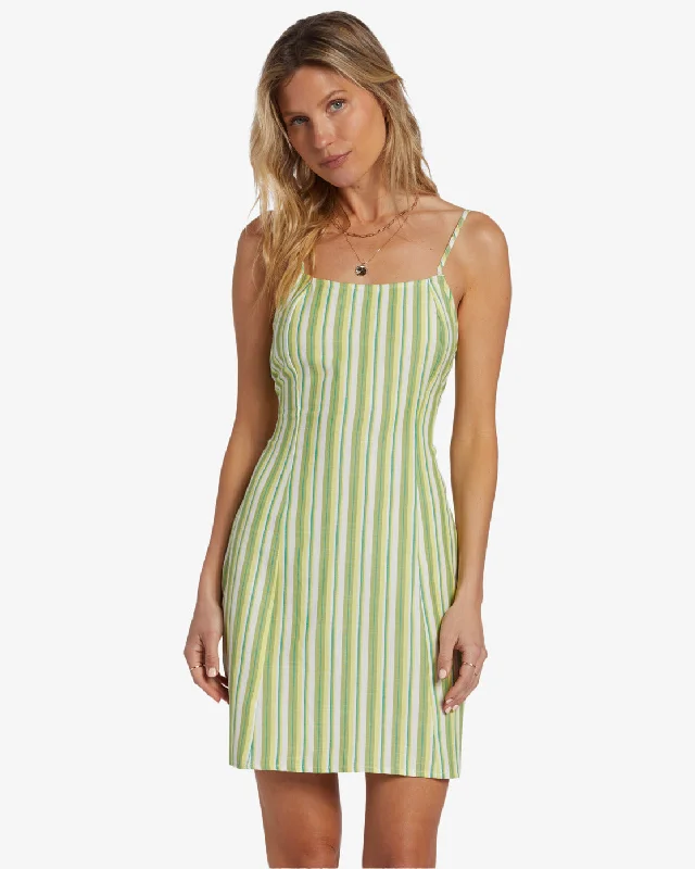 Stay Awhile Mini Dress - Palm Green Cozy T-Shirt Mini Dress