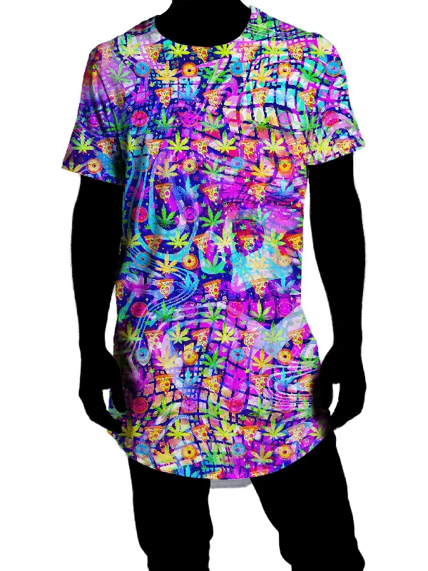 Dreamin Of Munchies Drop Cut T-Shirt Elasticated Padded Insulated