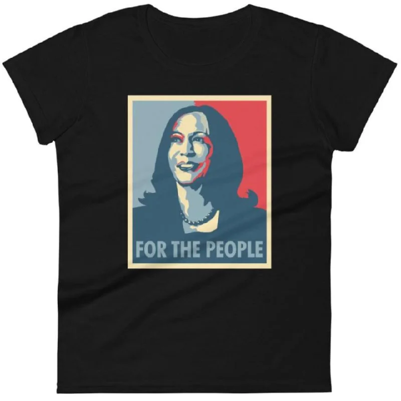 For The People, Kamala Harris -- Women's T-Shirt Plaid T-Shirt Polka Dot Checkered