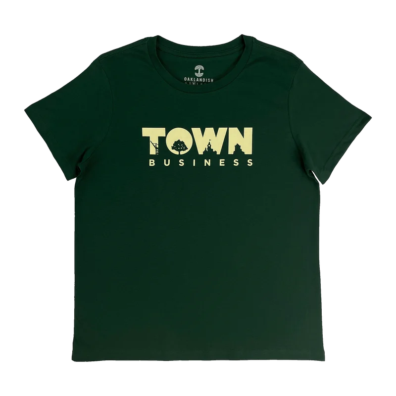 OAKLANDISH WOMEN'S TOWN BUSINESS 2024 TEE Mesh Blend Leather Blend Suede Blend