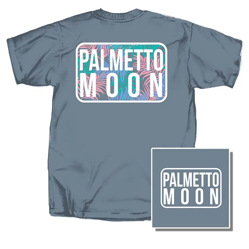 Palmetto Light Short Sleeve T-Shirt Collared Crew Neck Turtle Neck