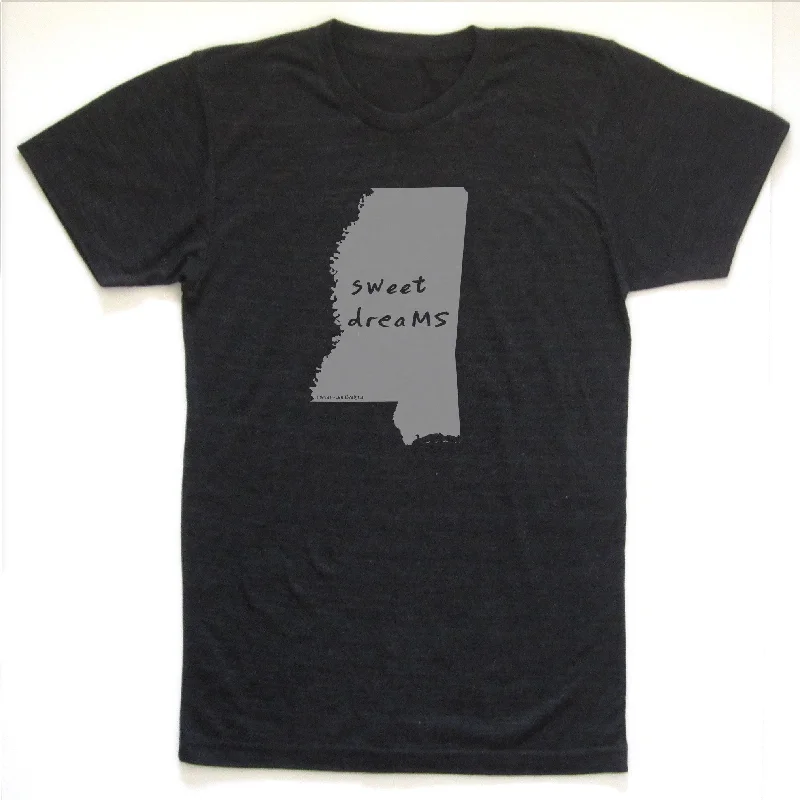 Ready to ship! SALE: Mississippi : sweet dreaMS unisex tri-blend tee Embroidered Appliqued Beaded