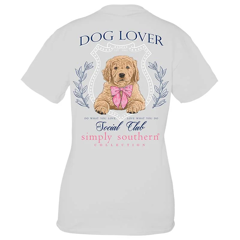 Dog Lover Short Sleeve T-Shirt Boxy Fit Fitted Loose