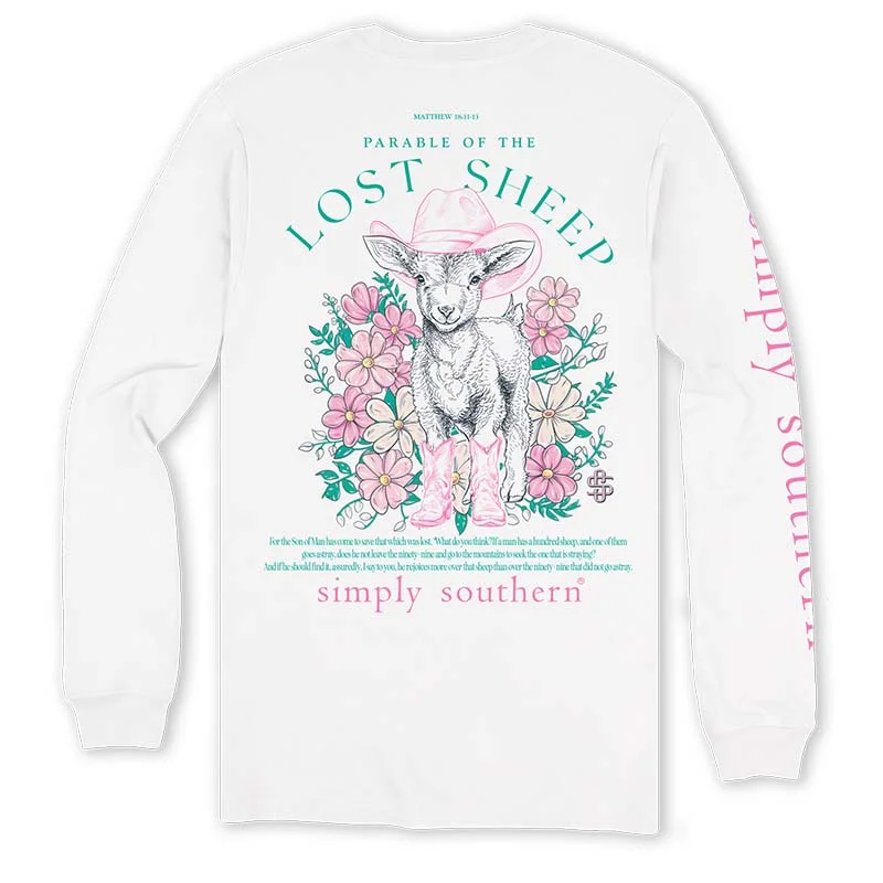 Lost Sheep Long Sleeve T-Shirt Thin T-Shirt Open Front Quick Dry