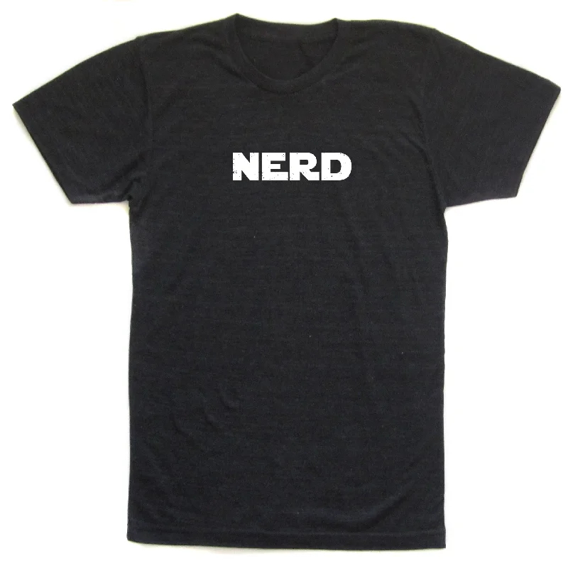 Star Wars Nerd : Unisex Tee Ribbed T-Shirt High Neck Heavyweight