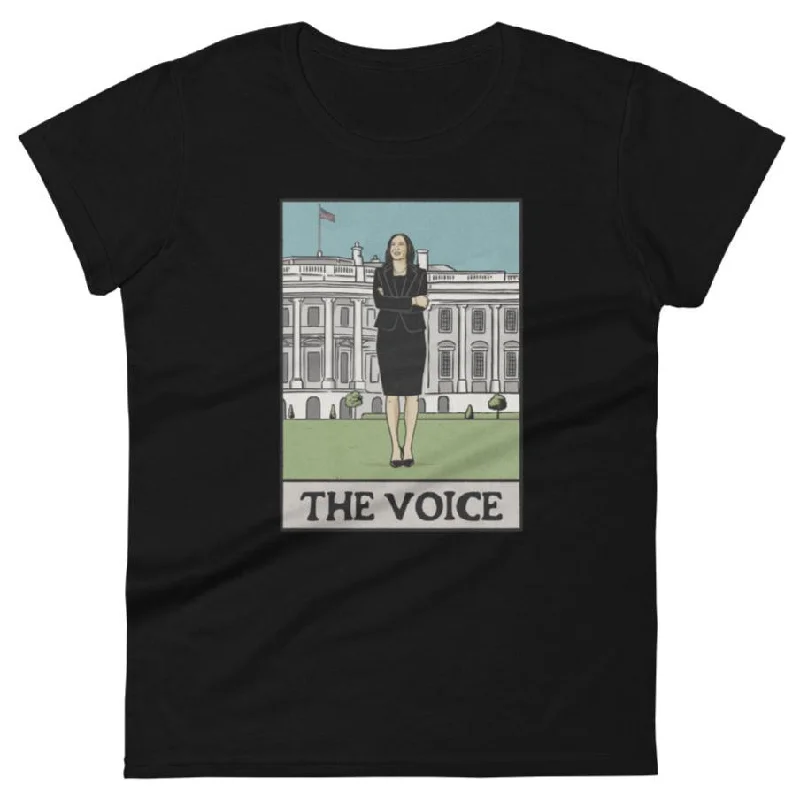 The Voice -- Women's T-Shirt Terry Blend Velvet Blend Canvas Blend