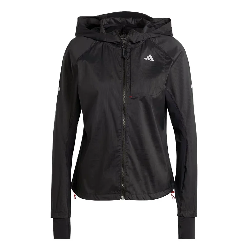 adidas - Women's Fast Running Jacket (HY2515) Satin Jacket Silk Jacket Chiffon Jacket