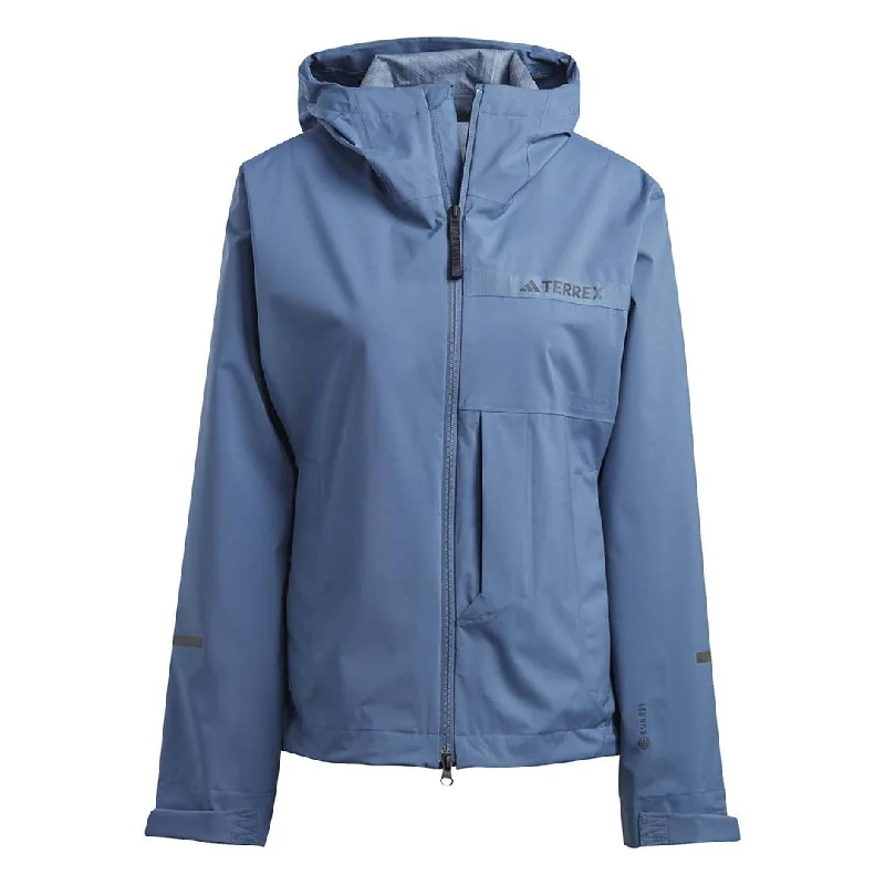 adidas - Women's Terrex Multi RAIN.RDY 2.5L Jacket (HM4056) Insulated Jacket Fitted Jacket Loose Jacket