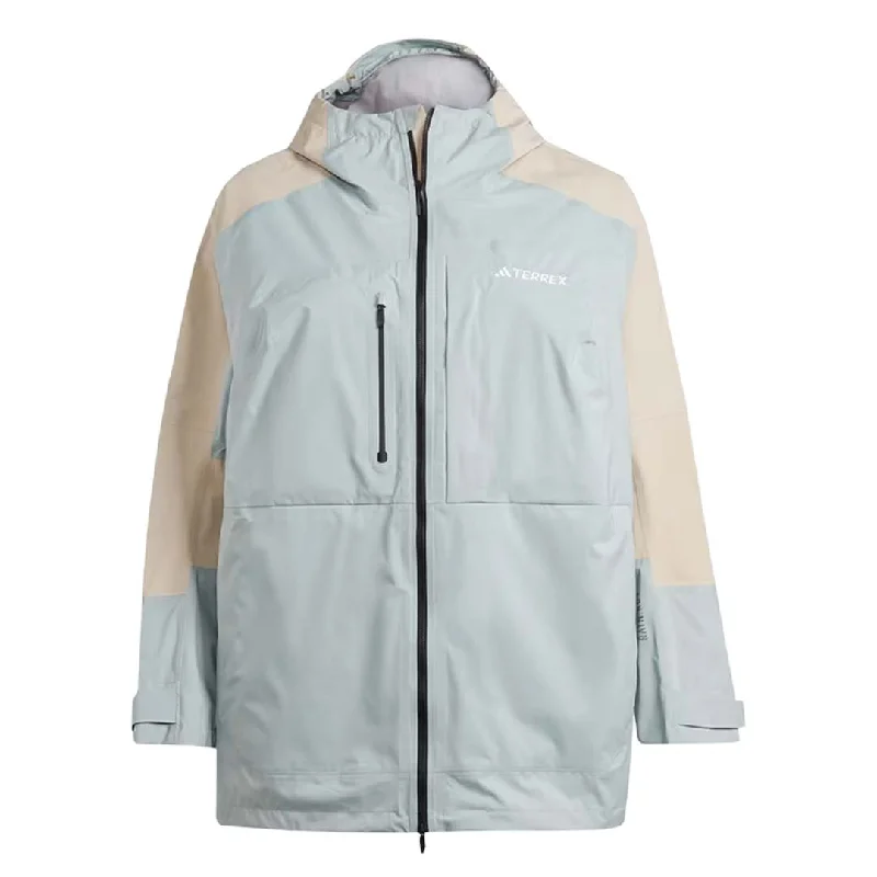 adidas - Women's Terrex Xploric RAIN.RDY Hiking Jackets (Plus Size) (IB4265) Zippered Jacket Buttoned Jacket Snapped Jacket