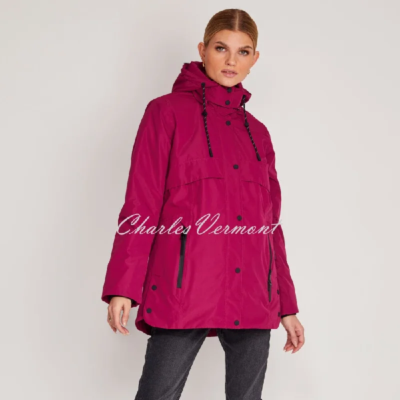 Frandsen Jacket - Style 755-448-57 (Raspberry) Welt Pockets Slit Pockets Flap Pockets