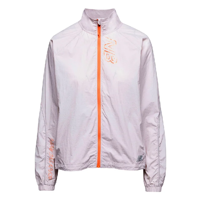 New Balance - Women's Run Light Jacket (WJ21265 SOI) Fleece Jacket Down Jacket Feather Jacket