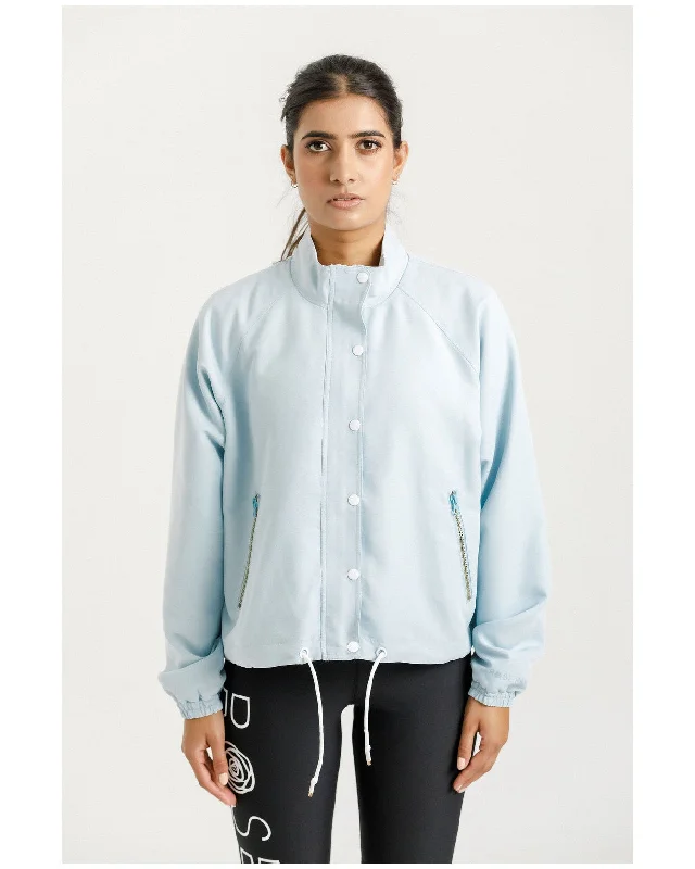 Rose Road Dallas Jacket - Sapphire Sky Fitted Jacket Loose Jacket Oversized Jacket