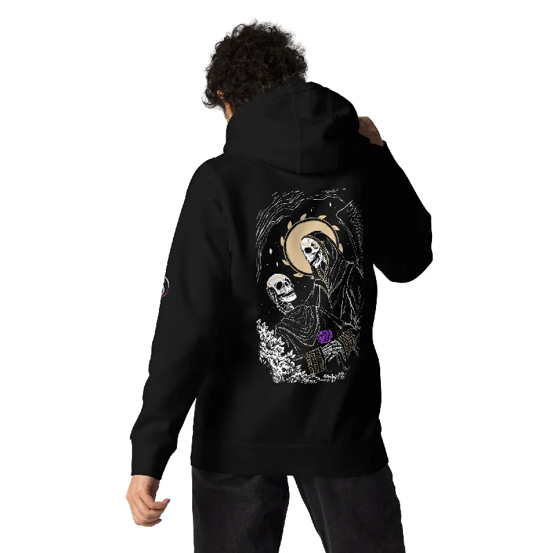 Bury Me - Tarot Unisex Hoodie Hoodie with Mock Neck Collared Structured