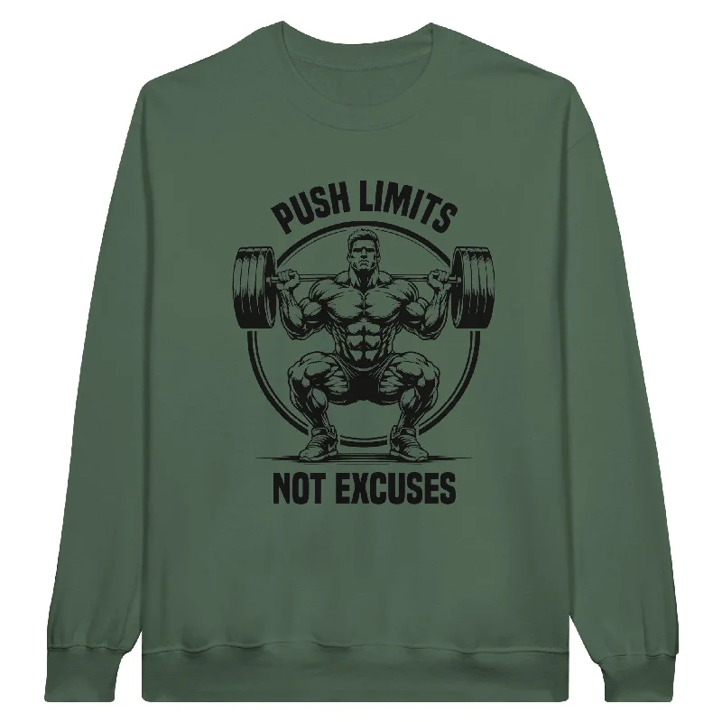 Limit Breaker Unisex Crewneck Sweatshirt Hoodie with Oversized Fit Loose Comfortable