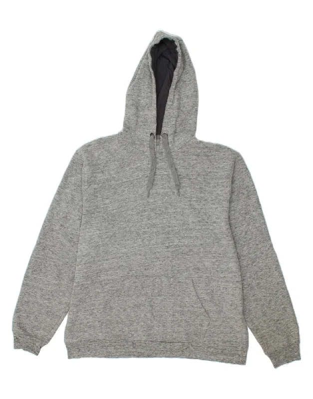 MOUNTAIN WAREHOUSE Mens Hoodie Jumper XL Grey Hoodie with Drawstring Waist Adjustable Fitted