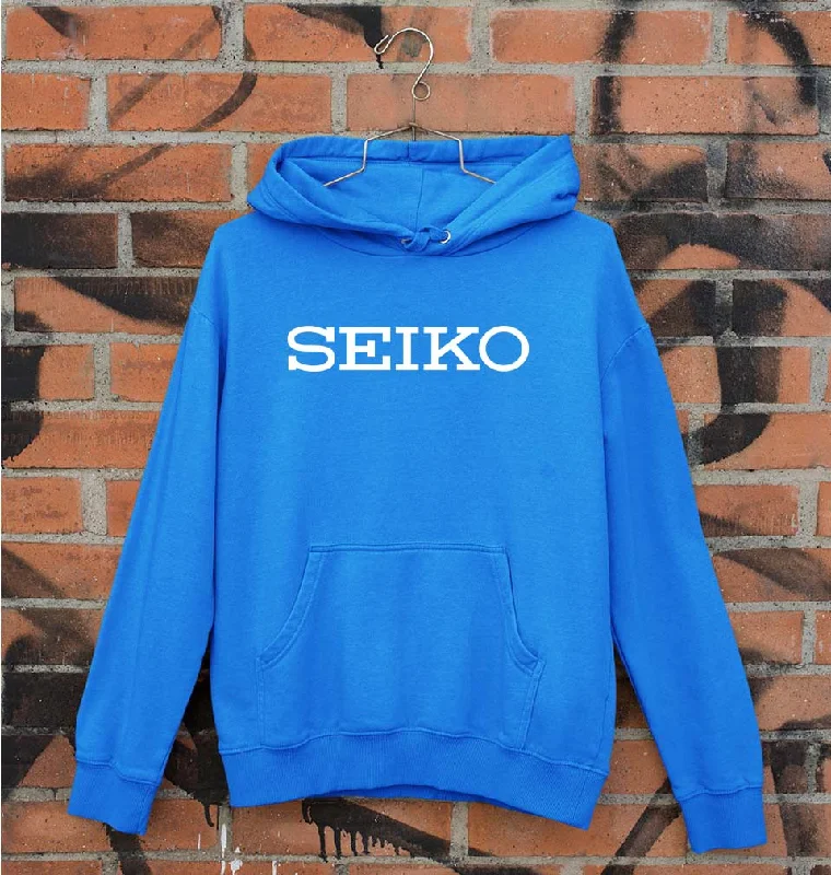 Seiko Unisex Hoodie for Men/Women Hoodie with Hem Embroidery Detailed Premium