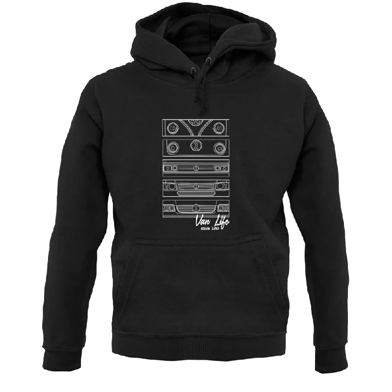 Van Life Unisex Hoodie Graphic Hoodie Design Print