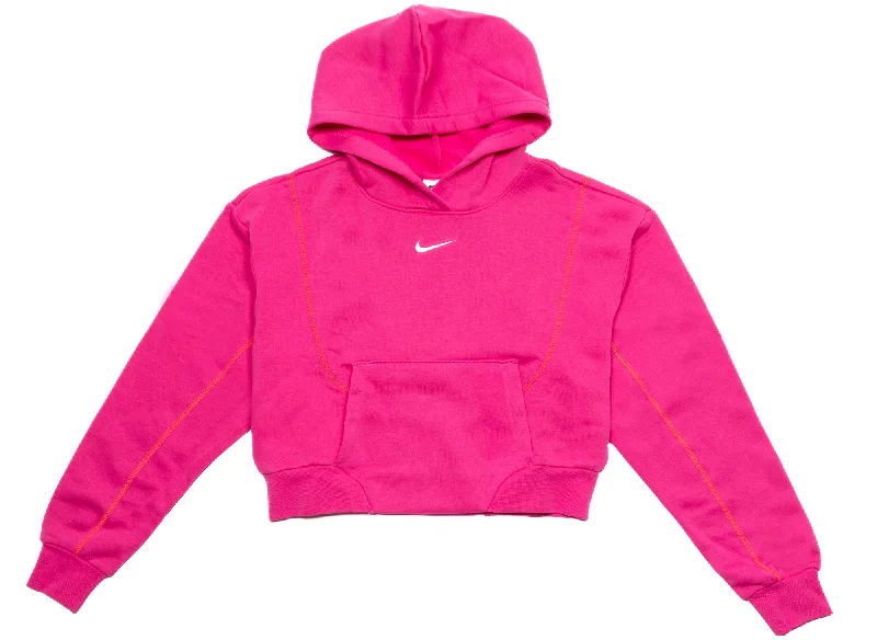 Women's Nike Sportswear Fleece Hoodie Hoodie with Drop Shoulder Relaxed Streetwear