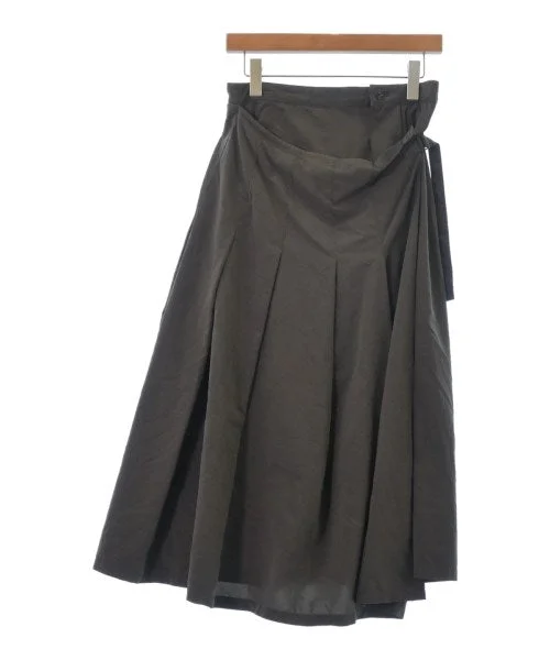 Y's Long/Maxi length skirts belted skirt waist