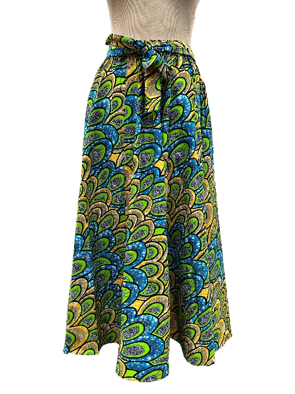 African Long Maxi Skirt (Plus Size) corduroy skirt durable