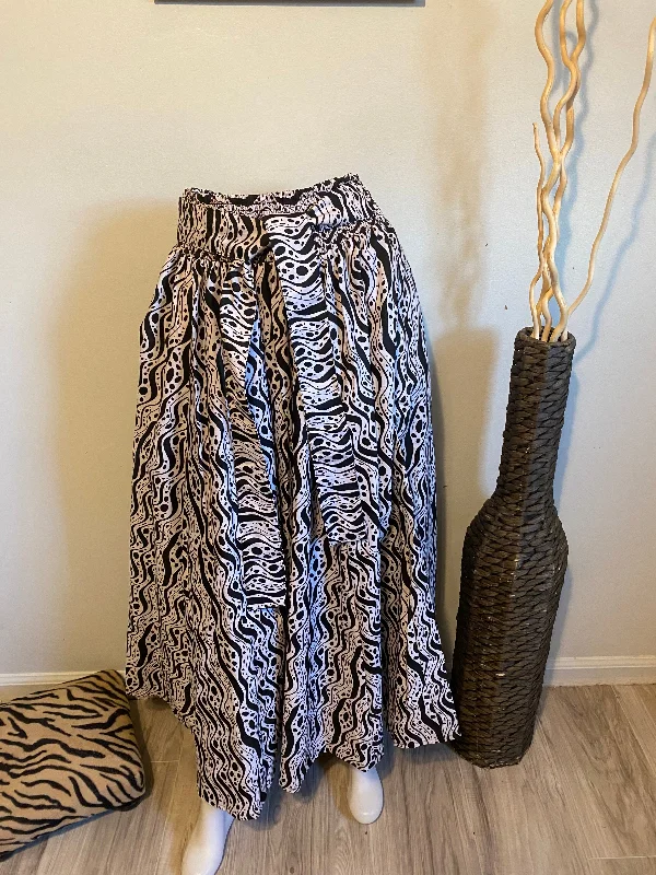 African Print Maxi Skirt velvet skirt plush