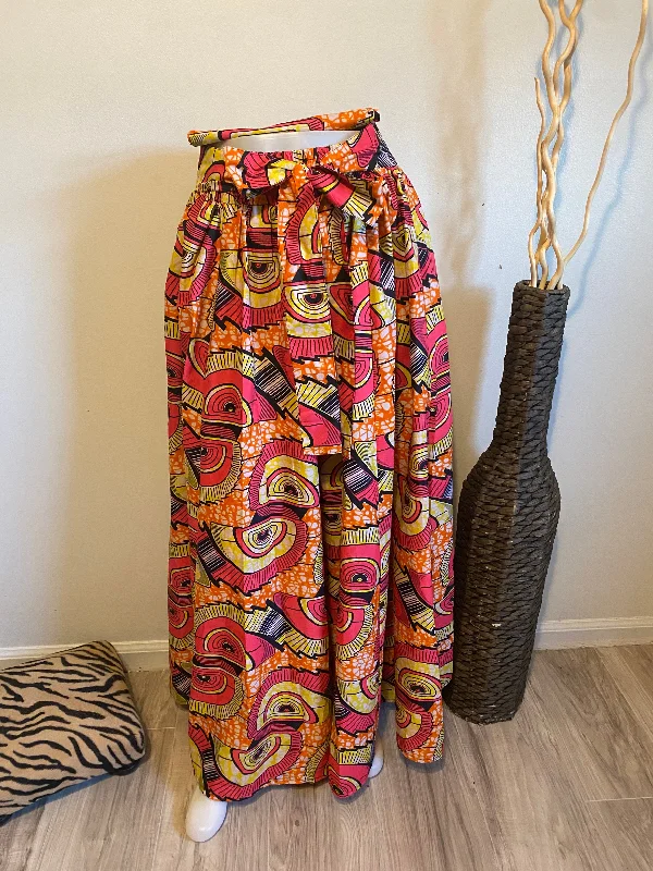 African Print Maxi Skirt summer skirt style