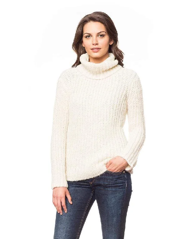 Brushed Turtleneck Ivory