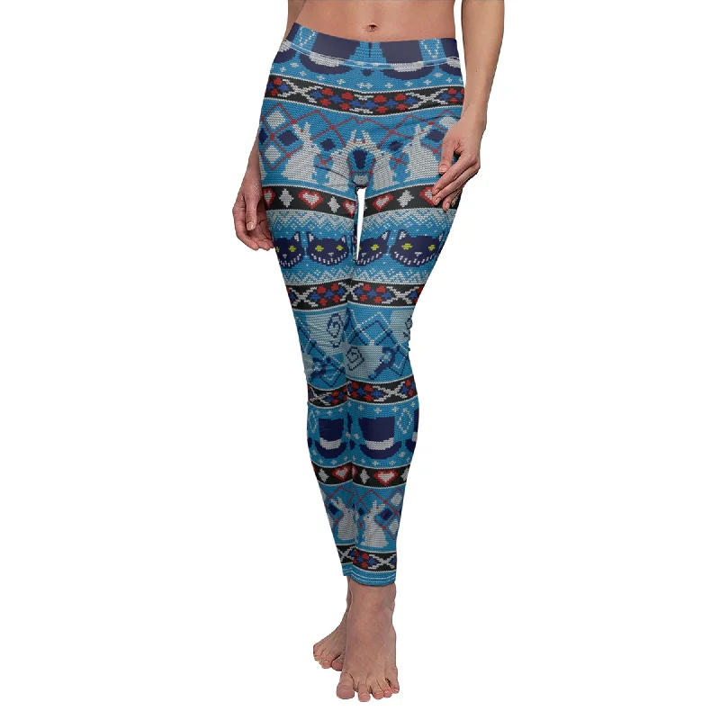 Alice Ugly Legging, Alice in Wonderland Costume Cozy Yoga Compression Leggings