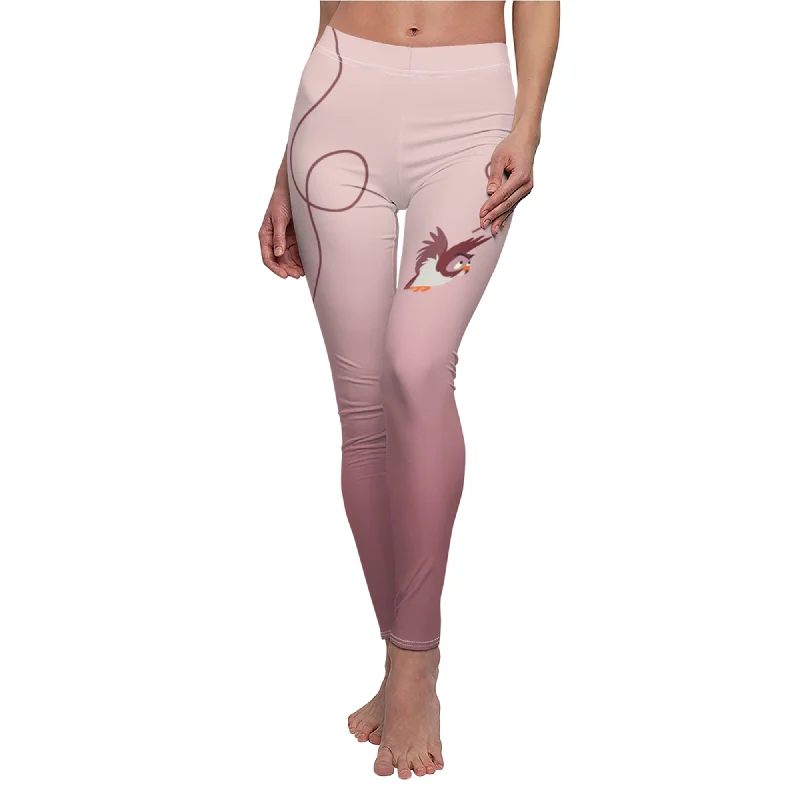 Aurora Poodle Legging, Sleeping Beauty Costume Chic Printed Yoga Pants