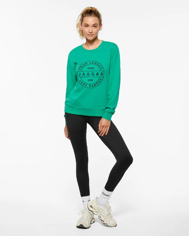 BINX CLASSIC SWEATER GREEN Front Pockets Side Pockets Patch Pockets