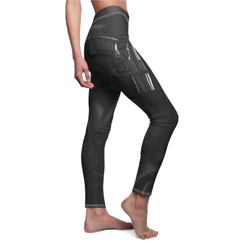 Blade Leggings, Deadpool & Wolverine Costume Comfortable Wide-Band Leggings