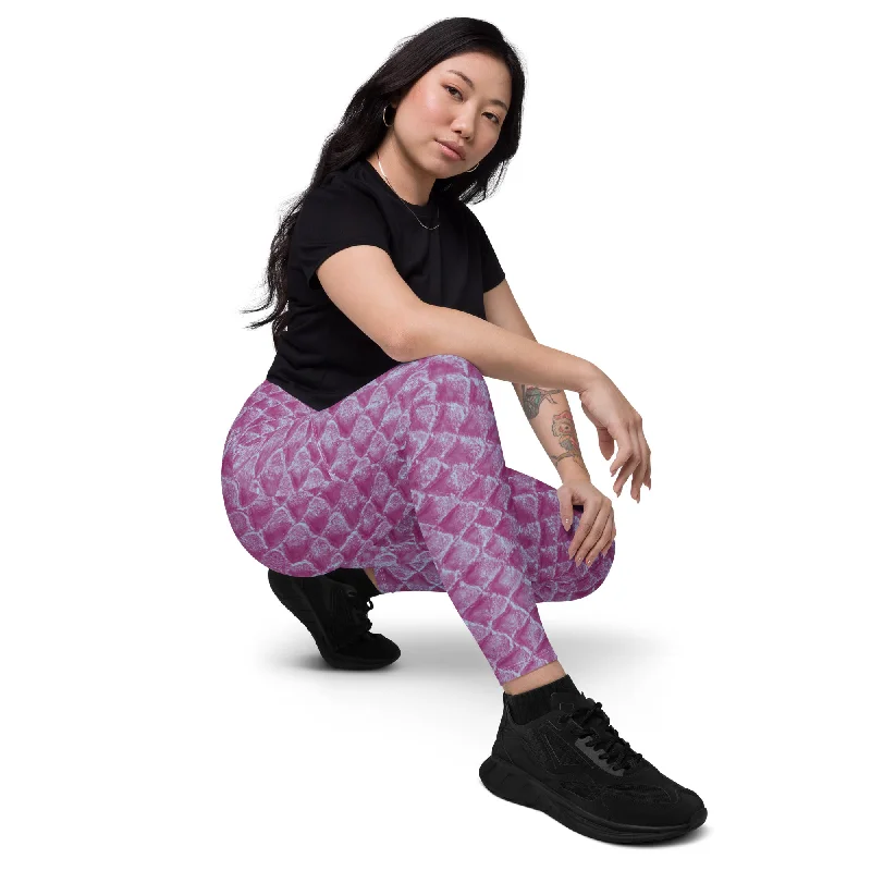 Crossover leggings with pockets Stylish Sporty Performance Leggings