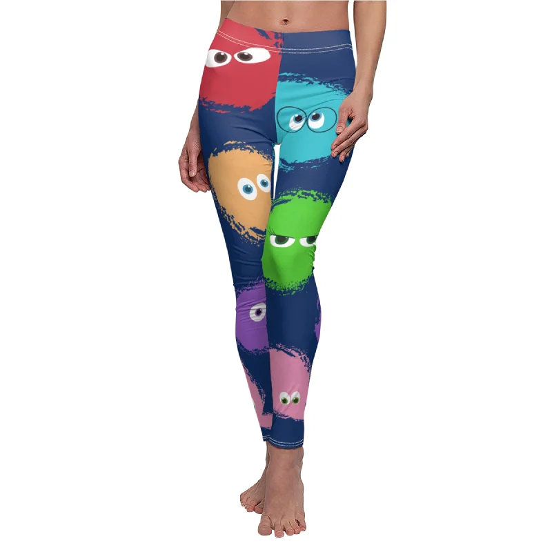 Emotions Legging, Inside Out Costume Fashionable Sports Compression Leggings