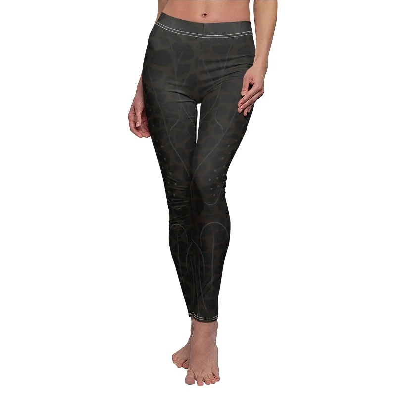 Erik Killmonger Jaguar Legging, Black Panther Costume Cozy Sweat-Wicking Leggings