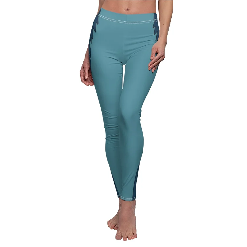 Flotsam and Jetsam Legging, The Little Mermaid Costume Cozy Textured Workout Leggings