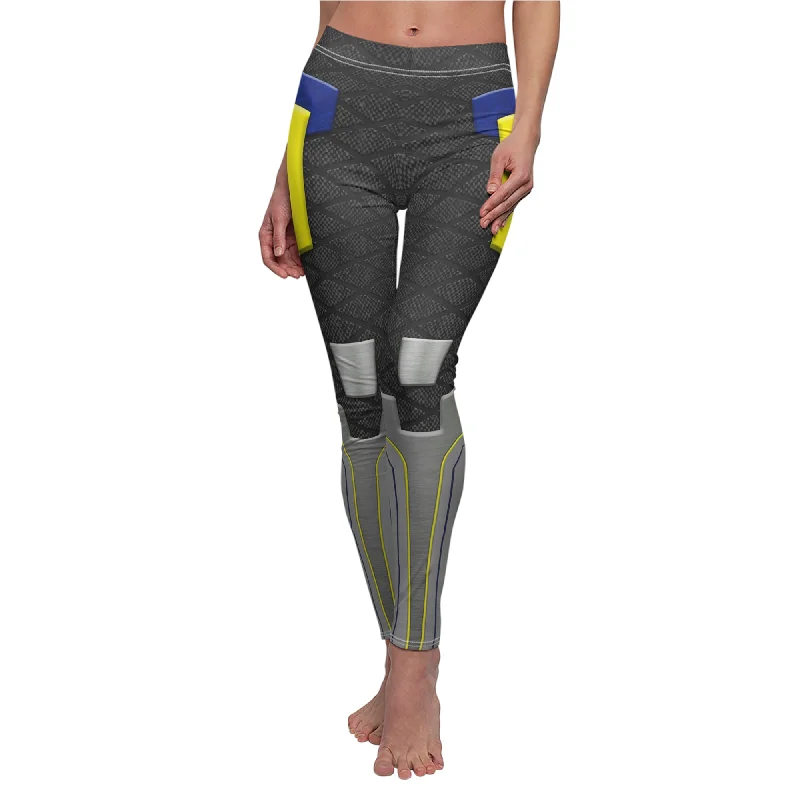 Haruna Kitumba Leggings, Mission Force One Costume Comfortable Power Mesh Leggings