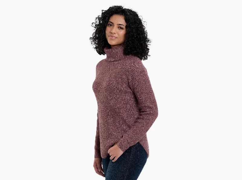 Women's Sienna Sweater - Alpenrose Wool Sweater Cotton Sweater Cashmere Sweater