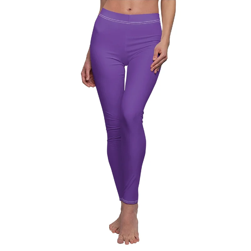 Purple Dapper Dan Legging, The Dapper Dans Costume Cozy Full-Length Workout Leggings