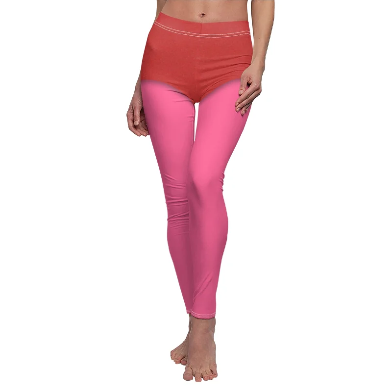 Red Scarlet Witch Legging, WandaVision Costume Fashionable Sports Leggings