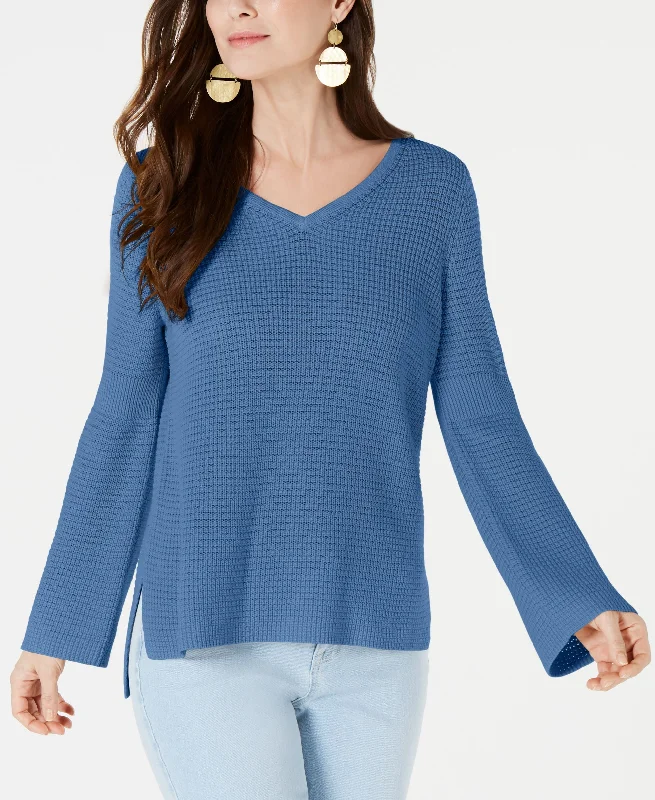 Cotton Waffle-Stitch Sweater Velvet Chenille Corduroy