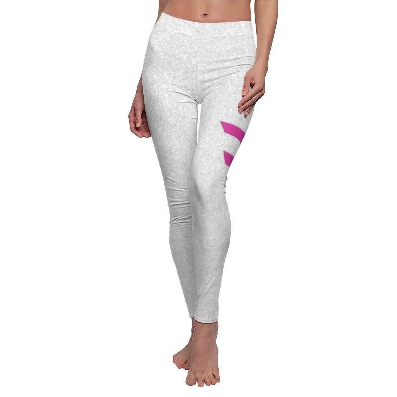 Zenon Kar Silver Legging, Zenon Costume Elegant Satin Finish Leggings