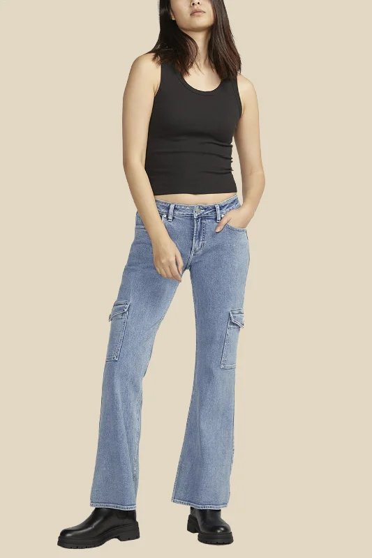 Be Low Cargo Jeans Comfortable Boyfriend Jeans