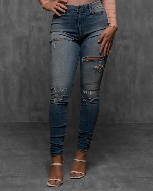 Harlow Denim Jeans Fashionable Relaxed Fit Denim