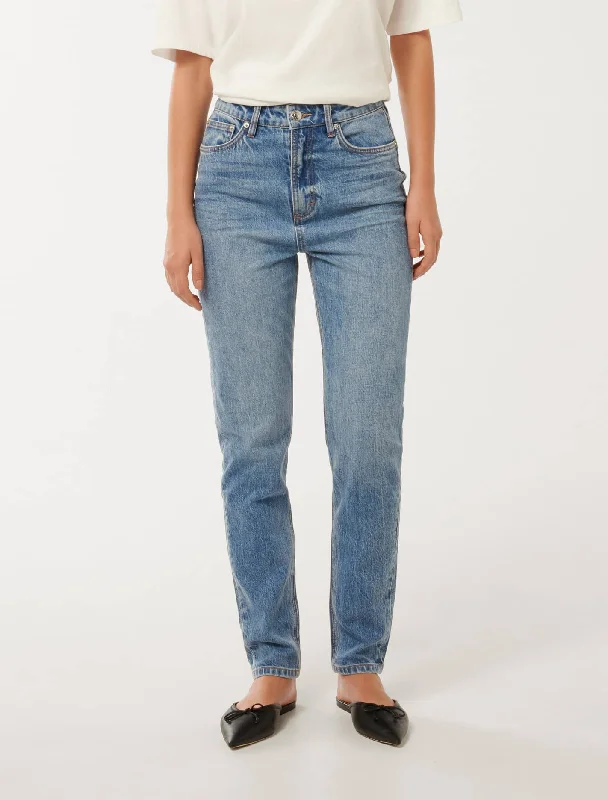 Jenna High Rise Slim Ankle Jeans Stylish Bootcut Denim Jeans