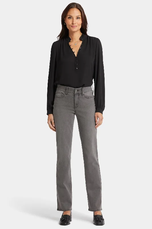 Waist-Match™ Marilyn Straight Jeans  - Highlands Comfortable Dark Wash Jeans