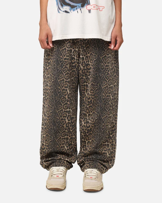 XXIII Leopard Baggy Jeans Leopard Classic Slim Fit Jeans